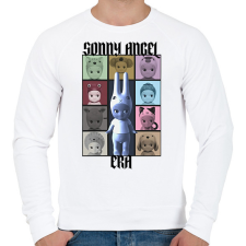 PRINTFASHION Sonny Angel Era - Férfi pulóver - Fehér férfi pulóver, kardigán