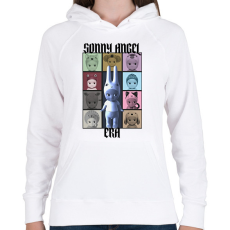 PRINTFASHION Sonny Angel Era - Női kapucnis pulóver - Fehér