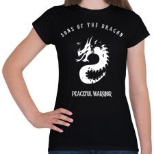PRINTFASHION SONSOF THE DRAGON - Női póló - Fekete női póló
