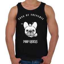 PRINTFASHION SONSOFFRENCHIE - Férfi atléta - Fekete atléta, trikó