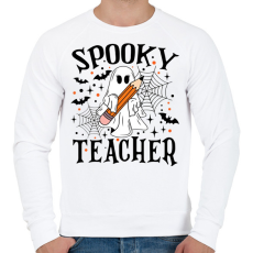 PRINTFASHION Sooky Teacher - Férfi pulóver - Fehér