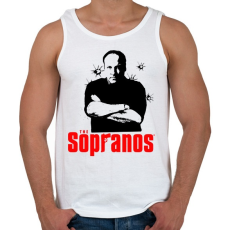 PRINTFASHION sopranos-draw - Férfi atléta - Fehér