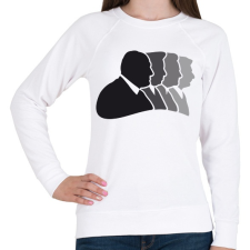 PRINTFASHION Sopranos - Női pulóver - Fehér női pulóver, kardigán