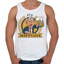 PRINTFASHION Sör-idő - Férfi atléta - Fehér atléta, trikó