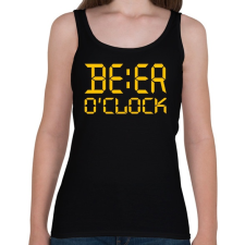 PRINTFASHION Sör óra - Női atléta - Fekete női trikó