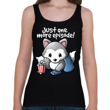 PRINTFASHION Sorozat függő - Női atléta - Fekete női trikó