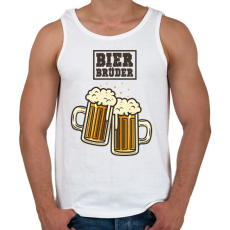 PRINTFASHION Sörtestvérek - Férfi atléta - Fehér