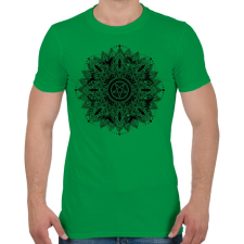 PRINTFASHION Sötét csillag - Férfi póló - Zöld férfi póló