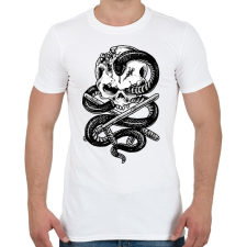 PRINTFASHION Sötét halál - Férfi póló - Fehér férfi póló