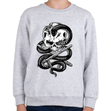 PRINTFASHION Sötét halál - Gyerek pulóver - Sport szürke gyerek pulóver, kardigán