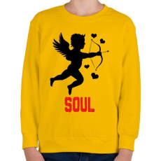 PRINTFASHION SOUL - Gyerek pulóver - Sárga