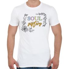 PRINTFASHION Soul sisters - Férfi póló - Fehér férfi póló
