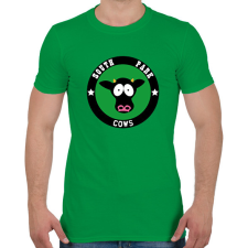 PRINTFASHION south park cows - Férfi póló - Zöld férfi póló