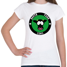 PRINTFASHION south park cows - Női póló - Fehér