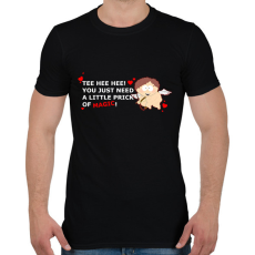 PRINTFASHION South park - Cupid Cartman - Férfi póló - Fekete