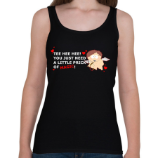 PRINTFASHION South park - Cupid Cartman - Női atléta - Fekete női trikó