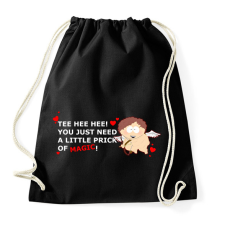 PRINTFASHION South park - Cupid Cartman - Sportzsák, Tornazsák - Fekete tornazsák