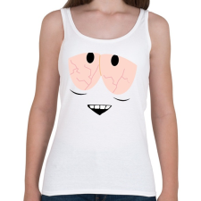 PRINTFASHION South Park  - Női atléta - Fehér női trikó