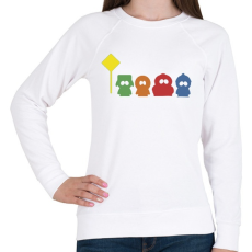 PRINTFASHION SP Characters - Női pulóver - Fehér