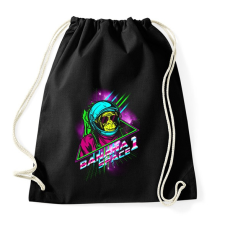 PRINTFASHION Space Monkey - Sportzsák, Tornazsák - Fekete tornazsák