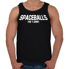 PRINTFASHION Spaceballs - Férfi atléta - Fekete atléta, trikó