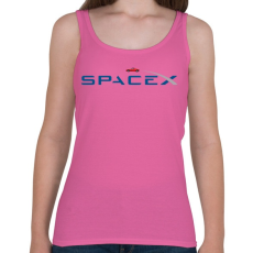PRINTFASHION SpaceX - Tesla Roadster - Női atléta - Rózsaszín