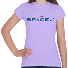 PRINTFASHION SpaceX - Tesla Roadster - Női póló - Viola női póló