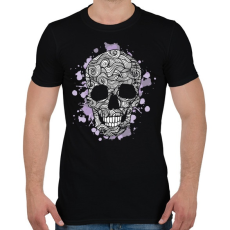 PRINTFASHION Spagetti koponya - Férfi póló - Fekete