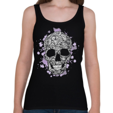 PRINTFASHION Spagetti koponya - Női atléta - Fekete