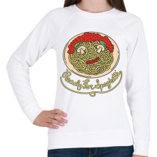 PRINTFASHION Spagetti - Női pulóver - Fehér
