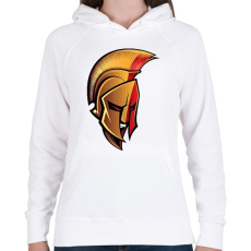 PRINTFASHION Sparta - Női kapucnis pulóver - Fehér