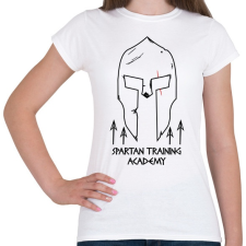 PRINTFASHION Spártai akadémia - Női póló - Fehér női póló