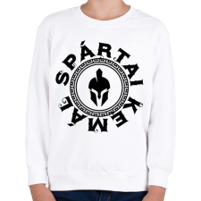 PRINTFASHION Spártai Kemál - Gyerek pulóver - Fehér gyerek pulóver, kardigán