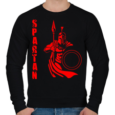 PRINTFASHION spartan - Férfi pulóver - Fekete férfi pulóver, kardigán