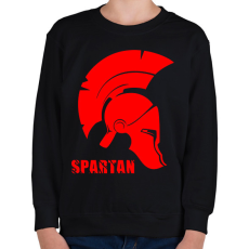 PRINTFASHION spartan - Gyerek pulóver - Fekete