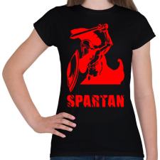 PRINTFASHION spartan - Női póló - Fekete női póló