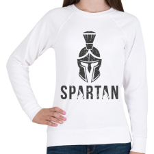 PRINTFASHION Spartan - Női pulóver - Fehér női pulóver, kardigán