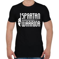 PRINTFASHION Spartan Warrior - Férfi póló - Fekete női póló