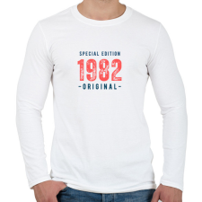 PRINTFASHION Special edition 1982 original - Férfi hosszú ujjú póló - Fehér férfi póló