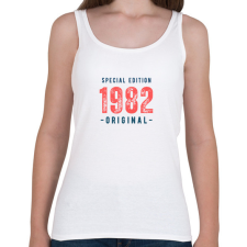 PRINTFASHION Special edition 1982 original - Női atléta - Fehér női trikó