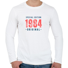 PRINTFASHION Special edition 1984 original - Férfi hosszú ujjú póló - Fehér férfi póló