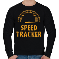 PRINTFASHION speed tracker - Férfi pulóver - Fekete