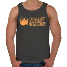 PRINTFASHION Spirit Halloween - Férfi atléta - Sötétszürke atléta, trikó
