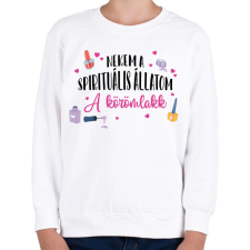 PRINTFASHION Spirituális állatom - Körömlakk - Gyerek pulóver - Fehér gyerek pulóver, kardigán