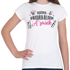 PRINTFASHION Spirituális állatom - Smink - Női póló - Fehér női póló