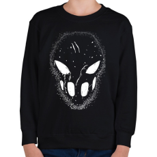 PRINTFASHION splatterhouse_white - Gyerek pulóver - Fekete