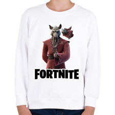 PRINTFASHION Splinter - fortnite - Gyerek pulóver - Fehér gyerek pulóver, kardigán