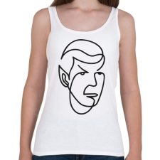 PRINTFASHION Spock - Női atléta - Fehér női trikó