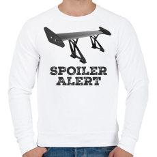 PRINTFASHION Spoiler alert - Férfi pulóver - Fehér