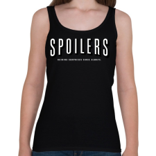 PRINTFASHION Spoilers - Női atléta - Fekete női trikó